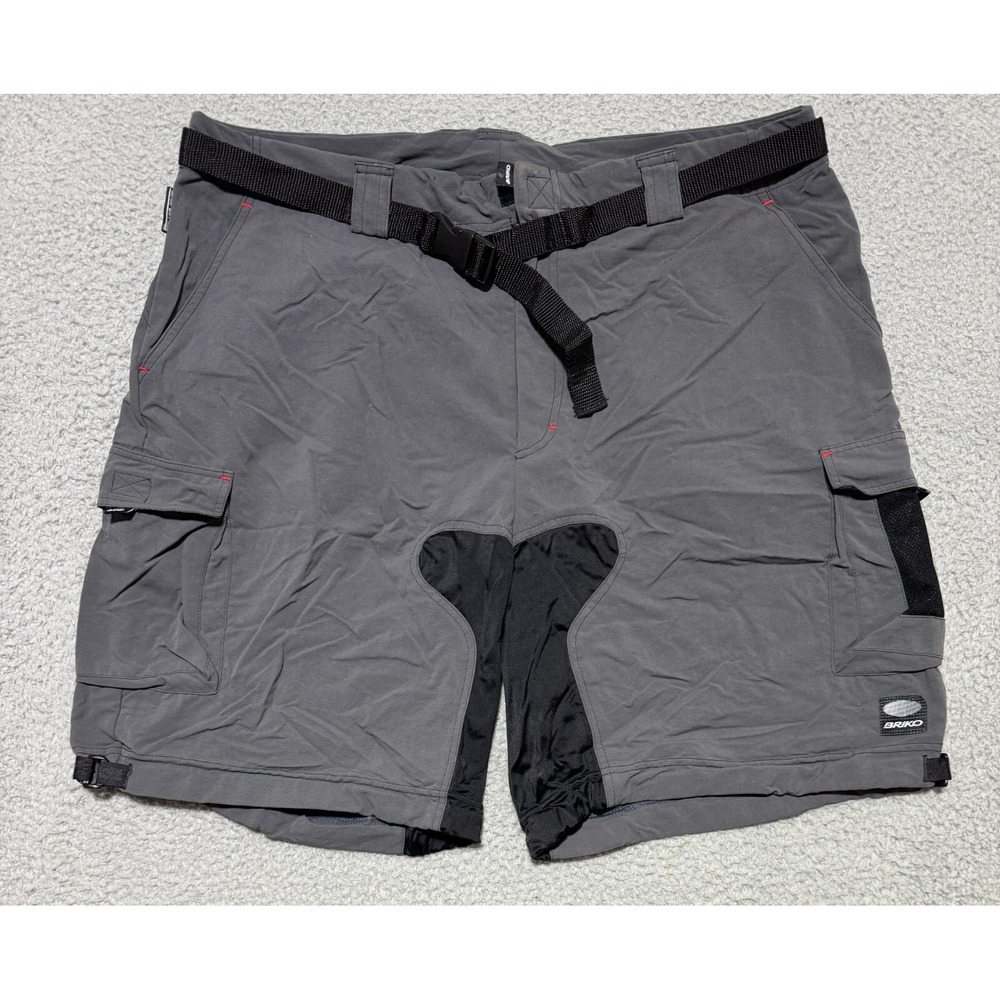 Briko Cargo Cycling Casual Cargo Belted Shorts Mens Size 2XL Bikewear